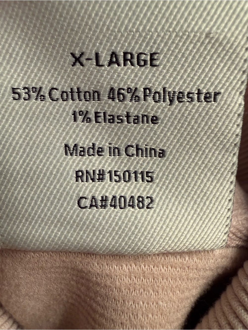 Varley Milton Ribbed Sweatshirt Side Zips Mushroom, SIZE XL - Picture 5 of 8